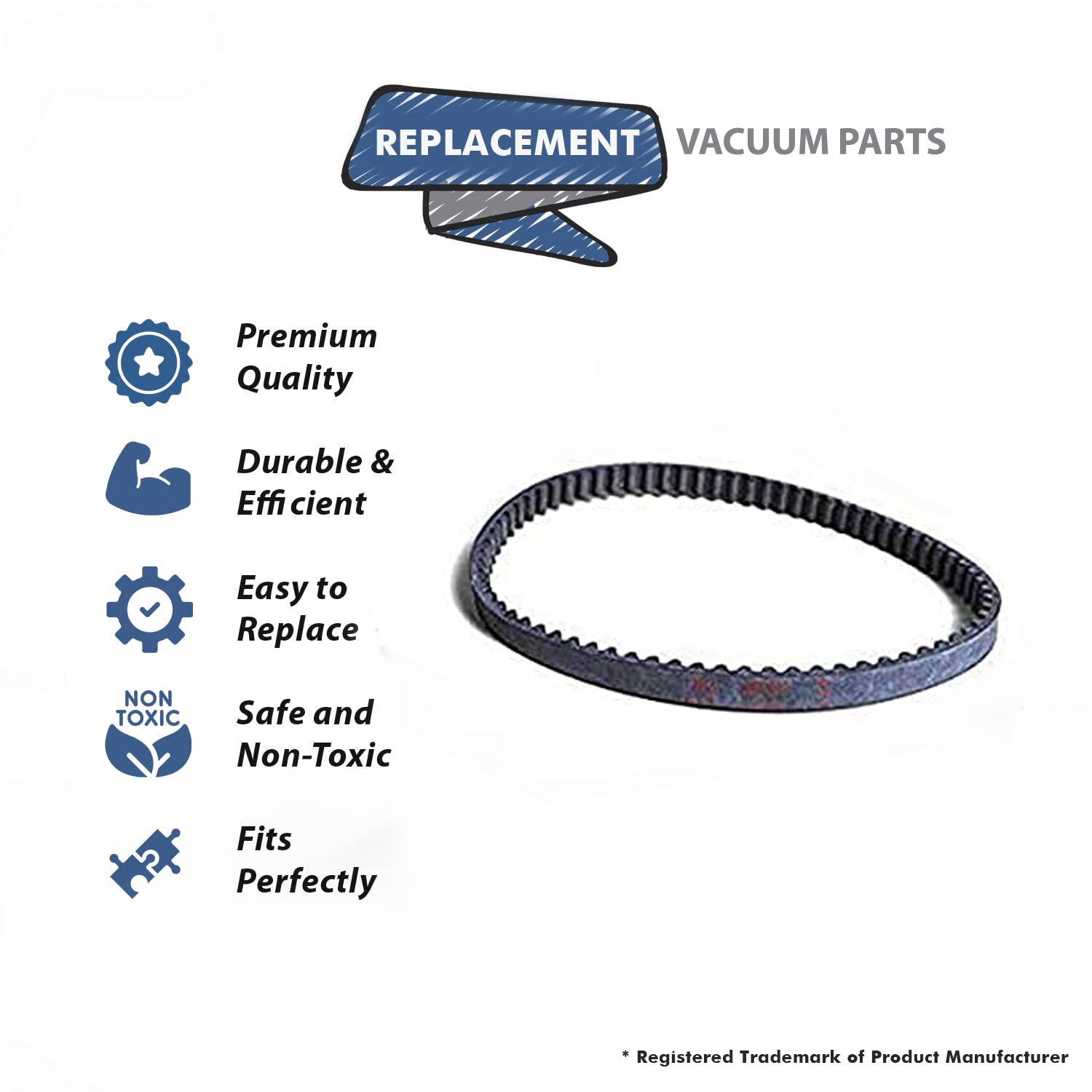 Topvacuumparts Replacement Part for Miele SEB 213,217 & STB 205 Power Nozzle Vacuum Geard Belt # Compare to Part 54-3301-06