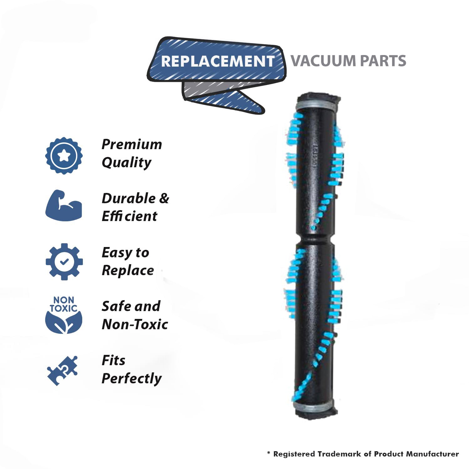 Topvacuumparts Replacement Part For Eureka Vacuum Brush Roll Repair Kit Dits SC9020, SC9050 Models # compare to part 541042