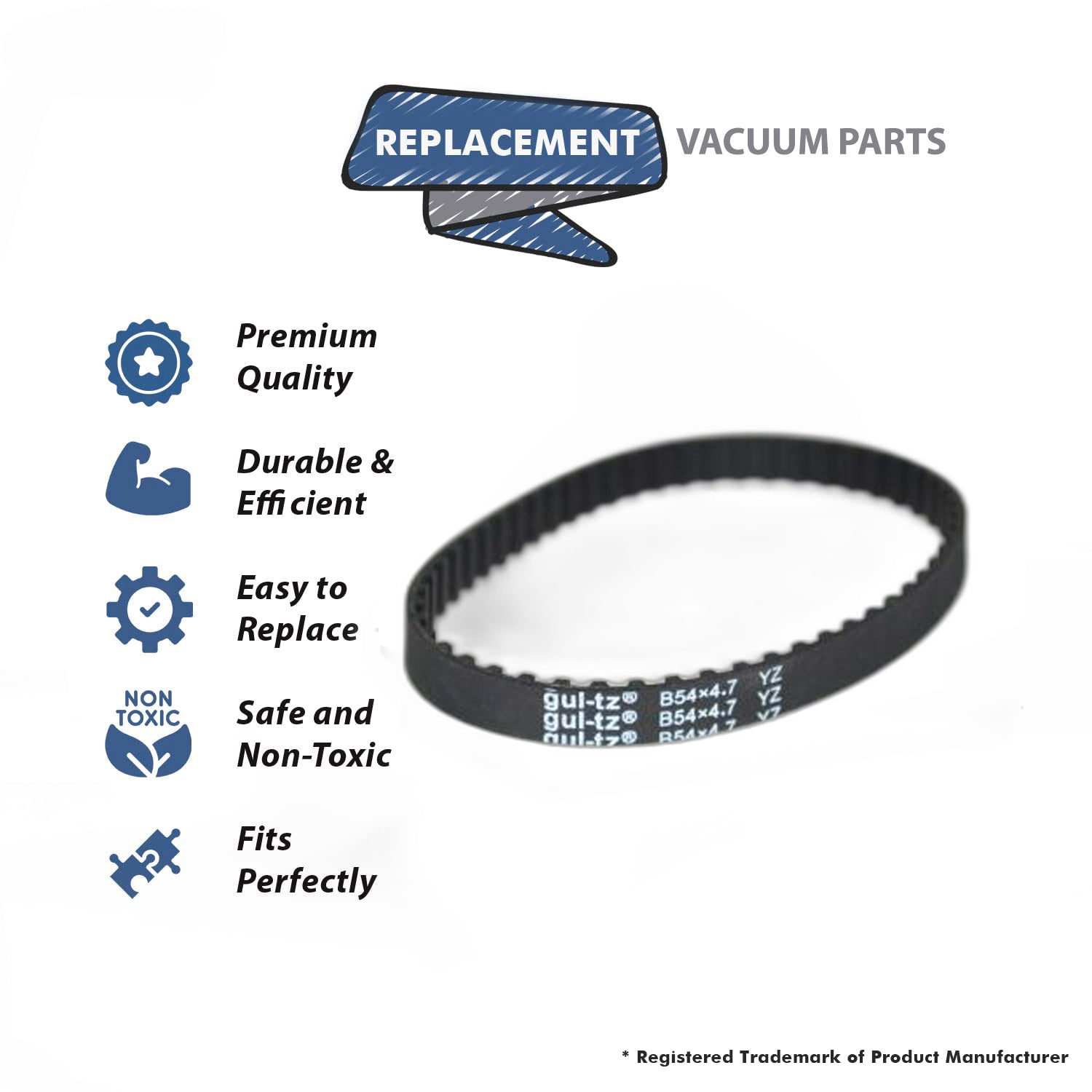 Topvacuumparts Replacement Part Oreck For Vacuum Cleaner Clutch To Roller Geared Belt Part # compare to part 59-3319-00