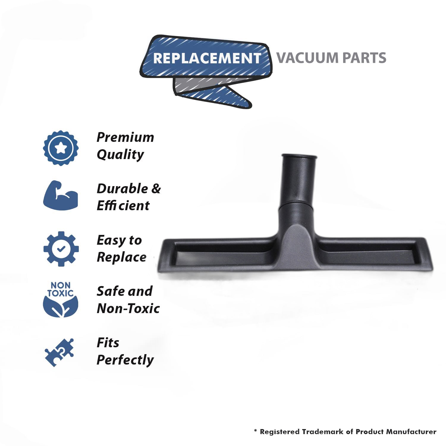 Topvacuumparts Replacement Part For Hoover WindTunnel Upright Vacuum Cleaner Black 11.5