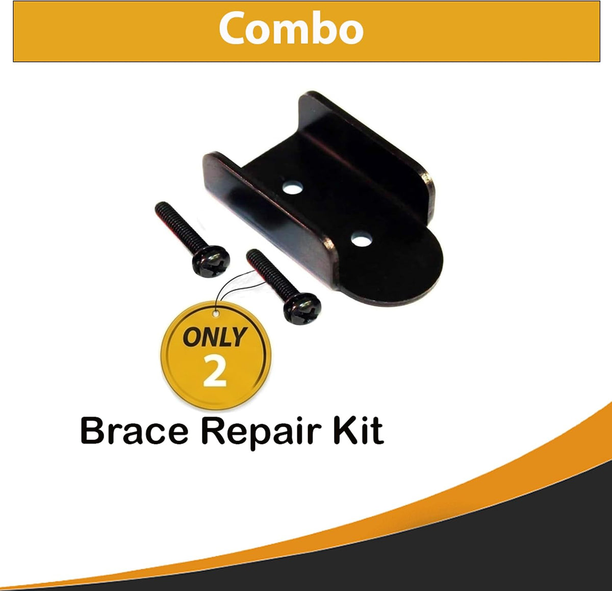 Topvacuumparts for Oreck XL Upright Vac Brace Repair Kit fits for 2000 Series XL2000, XL2100, U2000, XL2600, 8000/9000 Series XL8000, XL9000 (2-Pack)