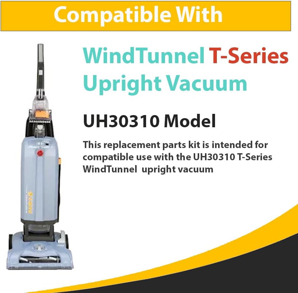 Topvacuumparts Replacement Vacuum Maintenance Tune-Up Kit for Hoover T-Series WindTunnel UH30310, #AH10165 562289001 902417001 902481001