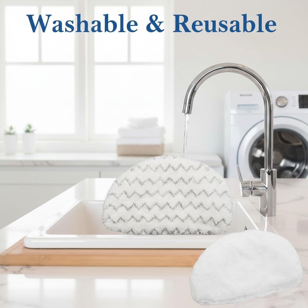 Topvacuumparts Steam Mop Pads and Water Tank Compatible with Bissell PowerFresh 1940 Series 19402 19408 19409 1940F 1940Q 1940T 19405 #5938,2038412