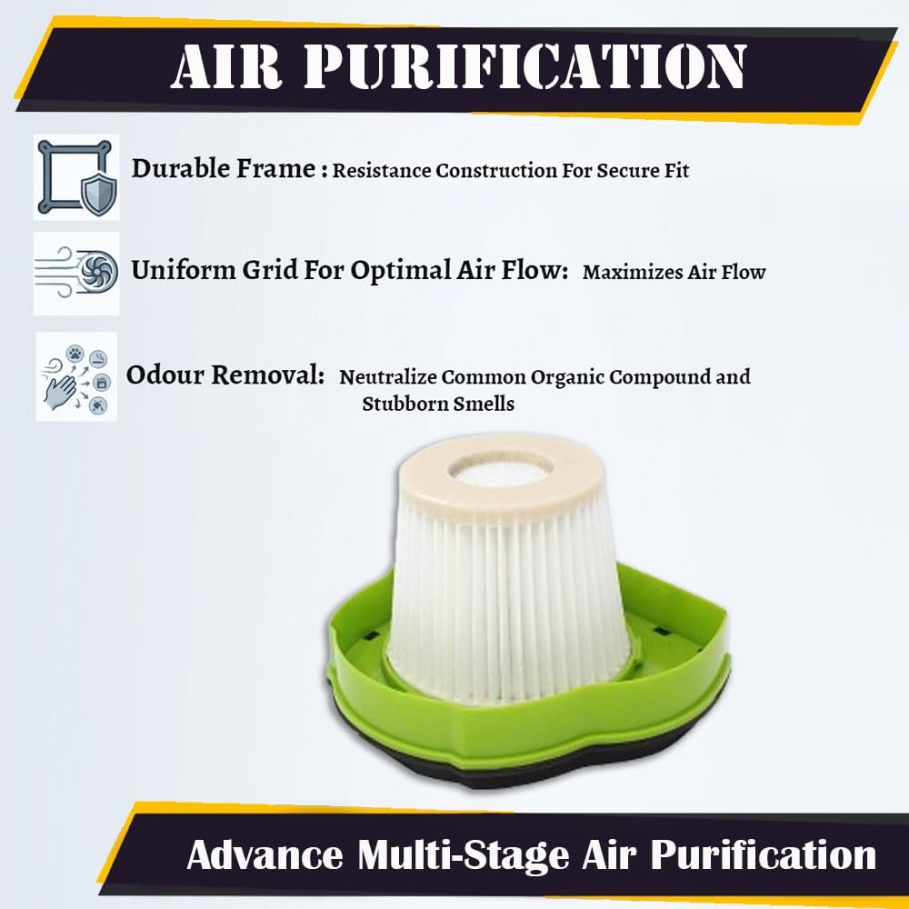 Topvacuumparts Replacement Vacuum Filter for Bissell Pet Hair Eraser Hand Vacuum Cleaner Models 1782,17823 Replaces Part Numbers 160-8653