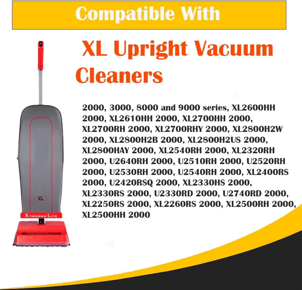 Topvacuumparts Replacement For Oreck XL Brush Roll & 6 Belts Bundle | Fits XL, XL2000, 4000, 9000 Series Uprights | Part # OR201 & # 0300604