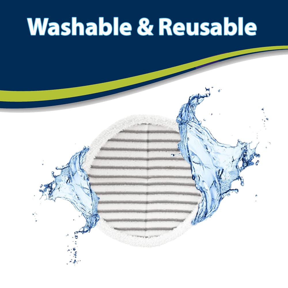 Topvacuumparts Soft mop pads Replacement For Bissell Vacuum Compatible with Bissell Spinwave 2039A, 2039, 20391, 20395, 2039H, 2315A, 2307, 2315
