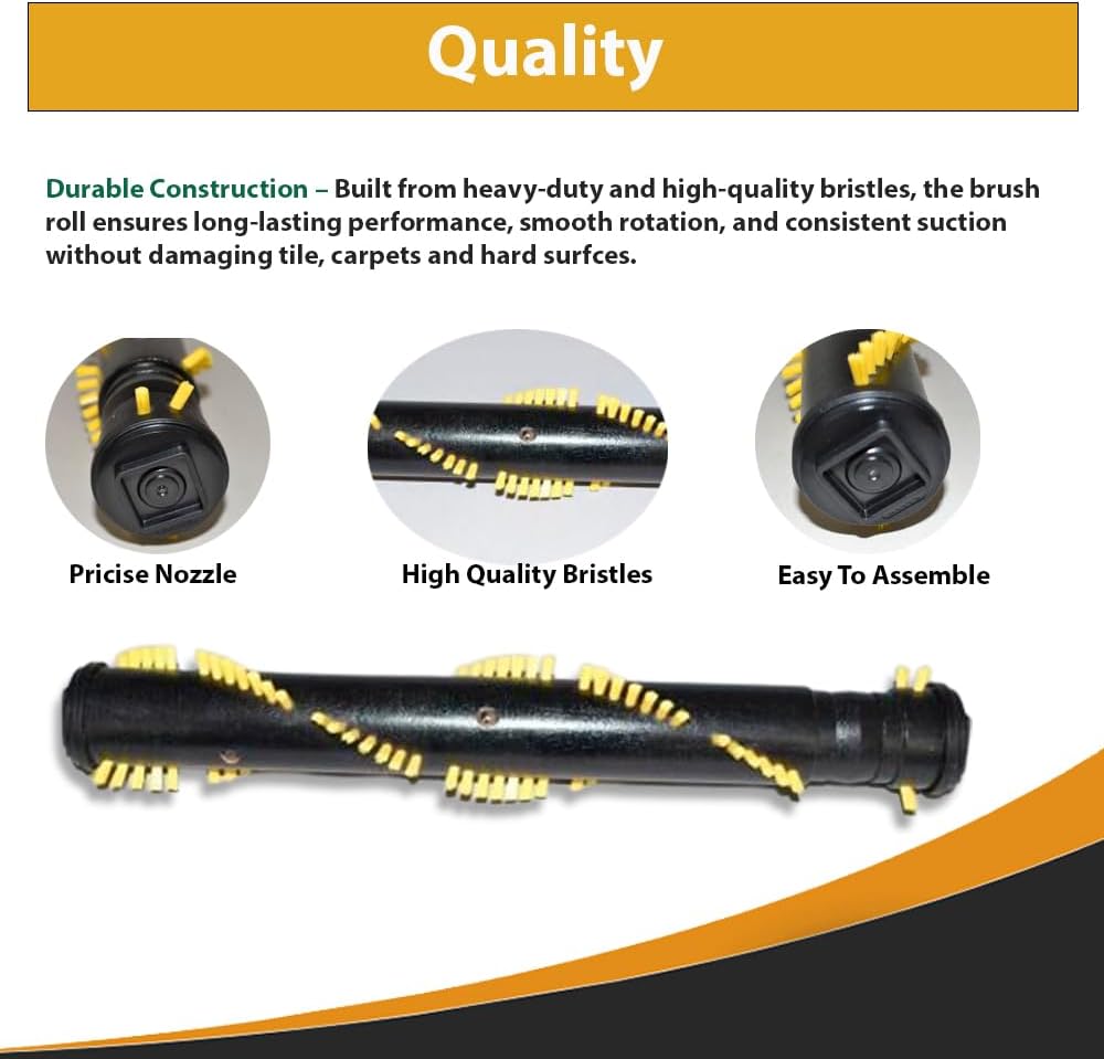Replacement for Hoover Commercial HushTone 15+ Vacuum Cleaner Brushroll for Carpet and Hard Floors