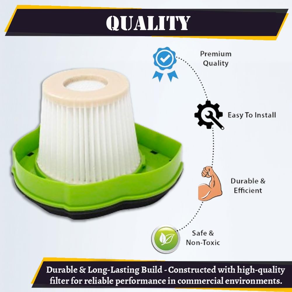Topvacuumparts Replacement Vacuum Filter for Bissell Pet Hair Eraser Hand Vacuum Cleaner Models 1782,17823 Replaces Part Numbers 160-8653