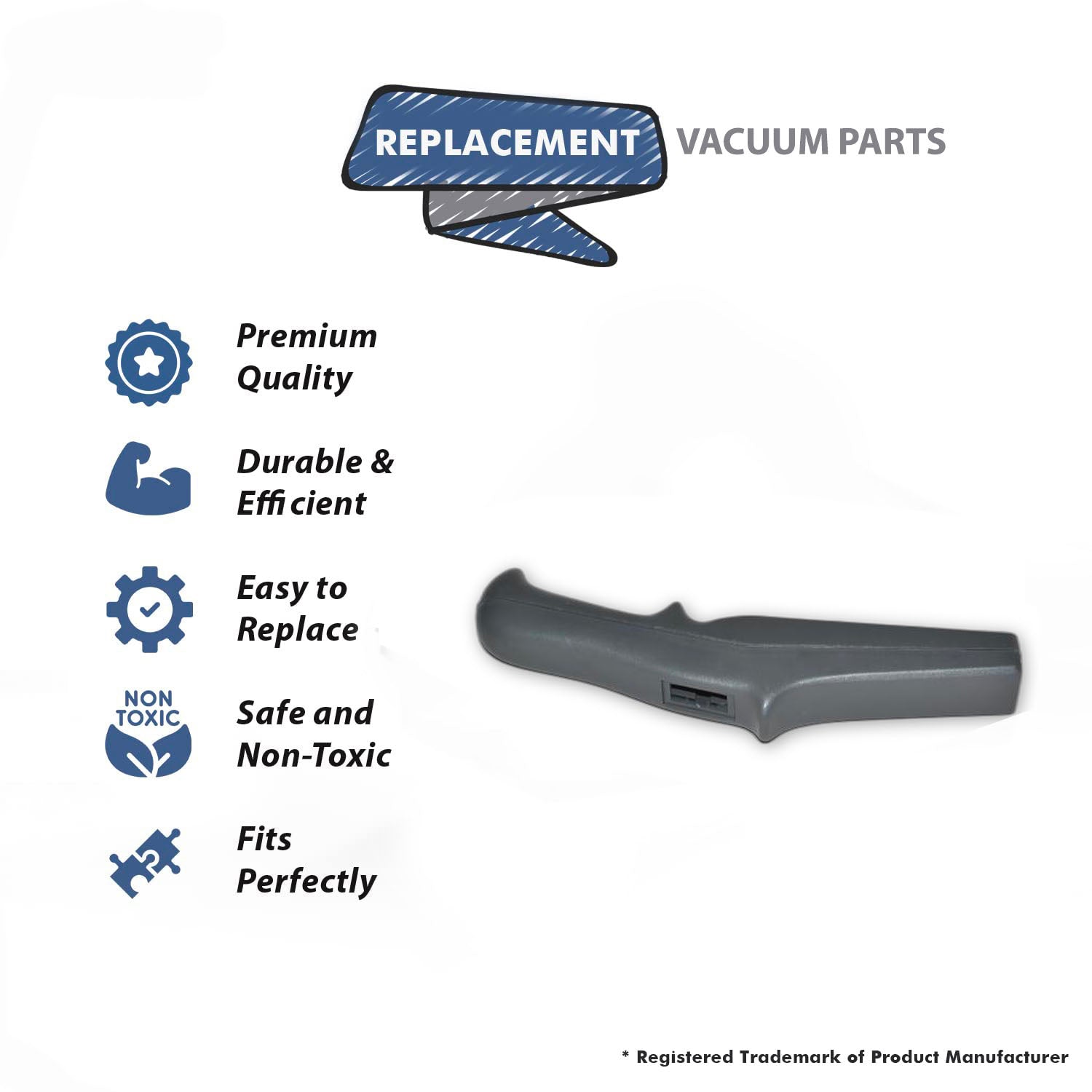 Topvacuumparts Replacement Part for Electrolux Discovery Ii Vacuum Cleaner Upper, Lower Grip # Compare to Part 62116
