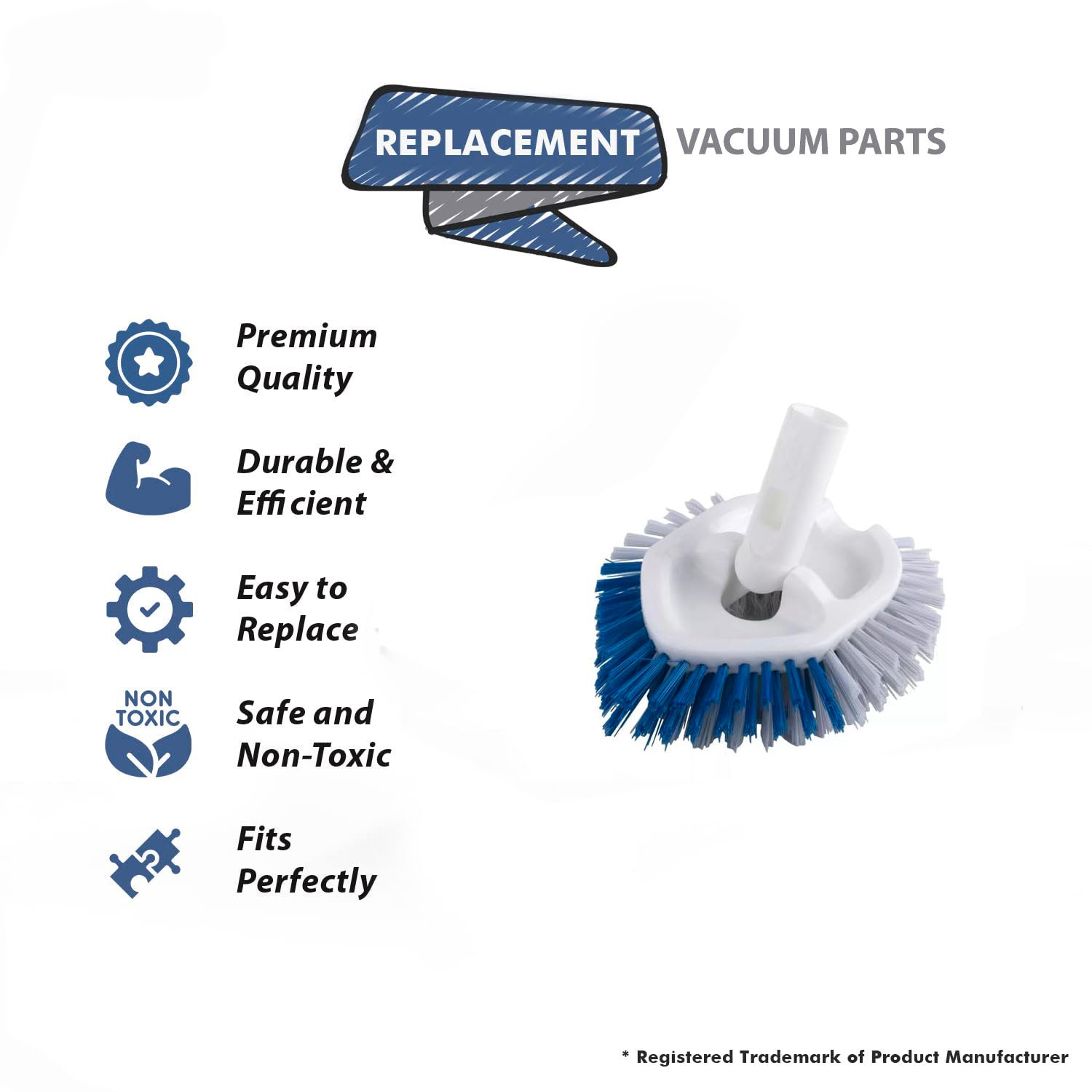 Topvacuumparts Replacement For Scrub Brush Refill for Good Grips Dish Scrub Brush Kitchen Gadgets Kitchen Scrubbers for Dishes # 623253