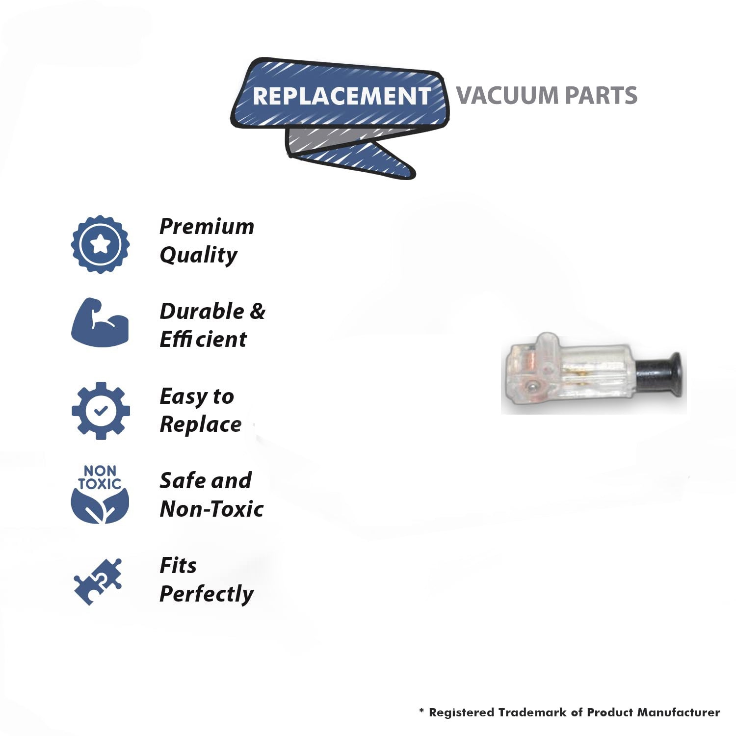 Topvacuumparts Replacement for Kirby AV2, G3, G4, G5, G6 Vacuum Cleaner Brushroll Sensor Light Assembly, BPI Sensor # Compare to Part 640303