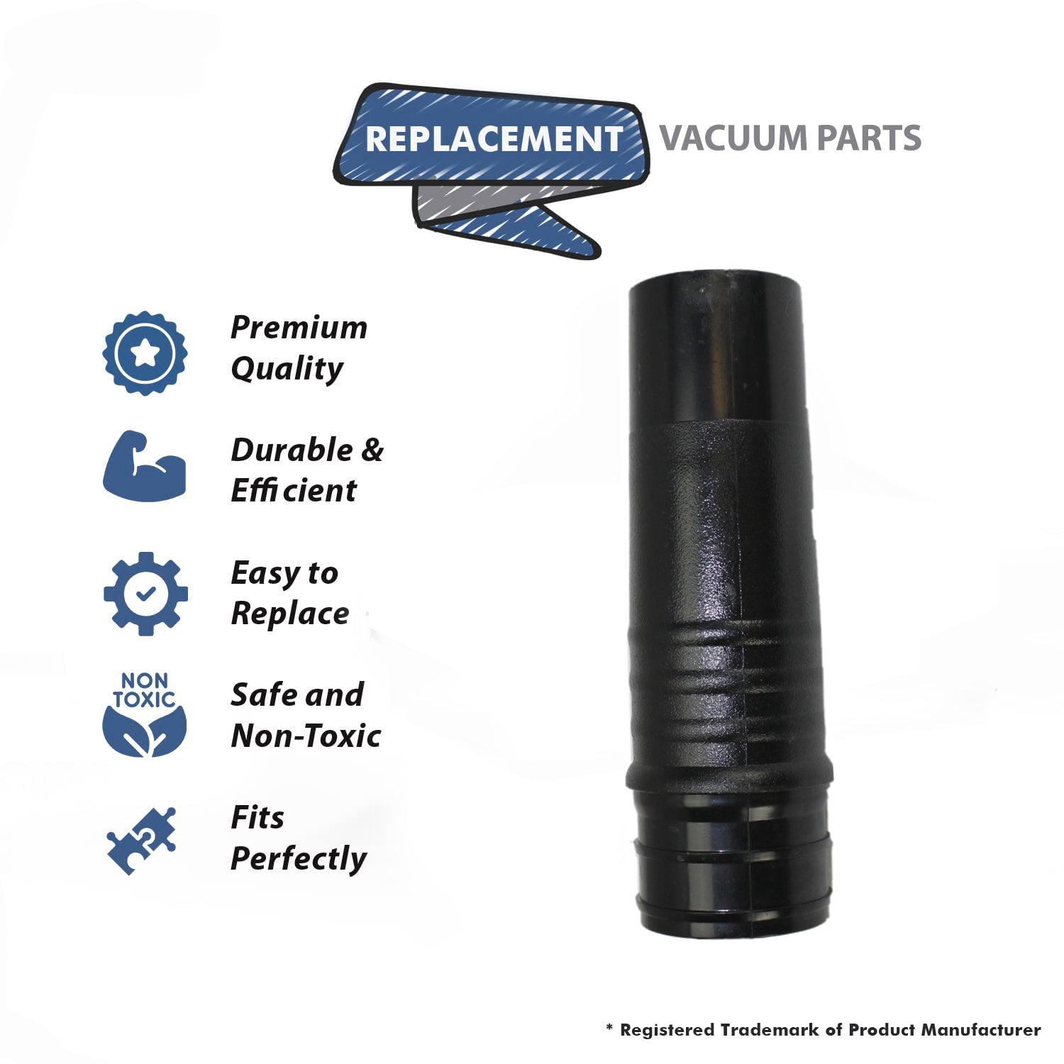 Topvacuumparts Replacement Part For Eureka 2961 Upright Vacuum Cleaner Hose Coupling # compare to part 70559A-119N