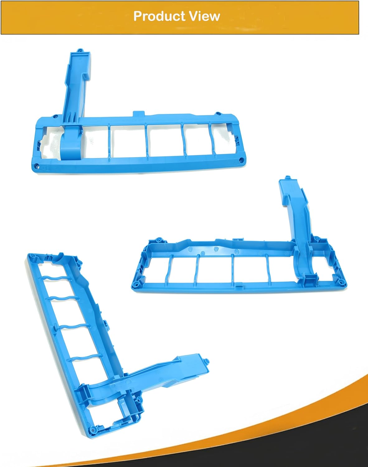 Topvacuumparts Replacement Bottom Base Plate for Bissell Powerforce Helix 2191 1700 Series - Includes 1 Brush Roll & 2 Belts - Blue