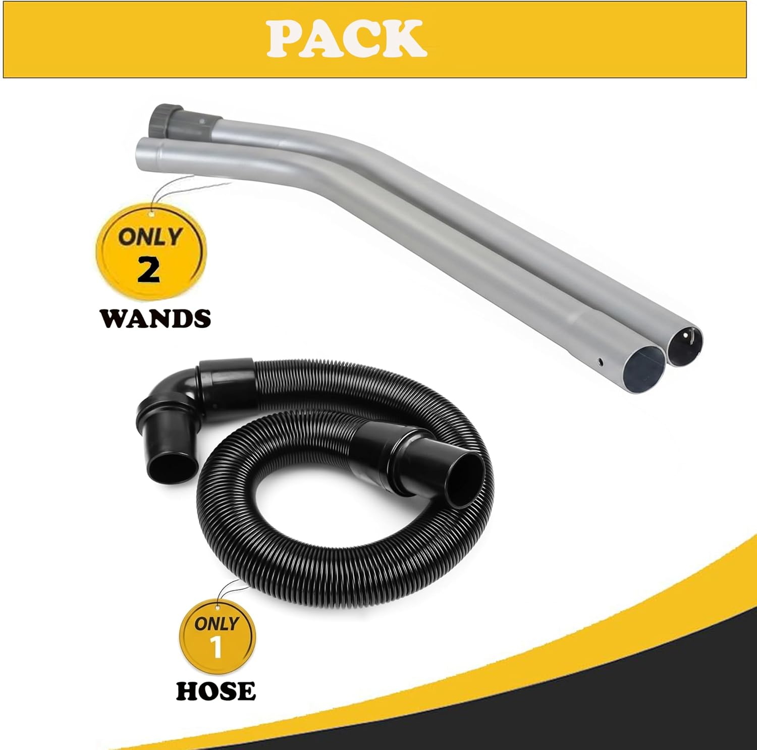 Topvacuumparts 103048 Static-Dissipating Hose Fits ProTeam Super Coach & Model 6 | Includes 101338 56