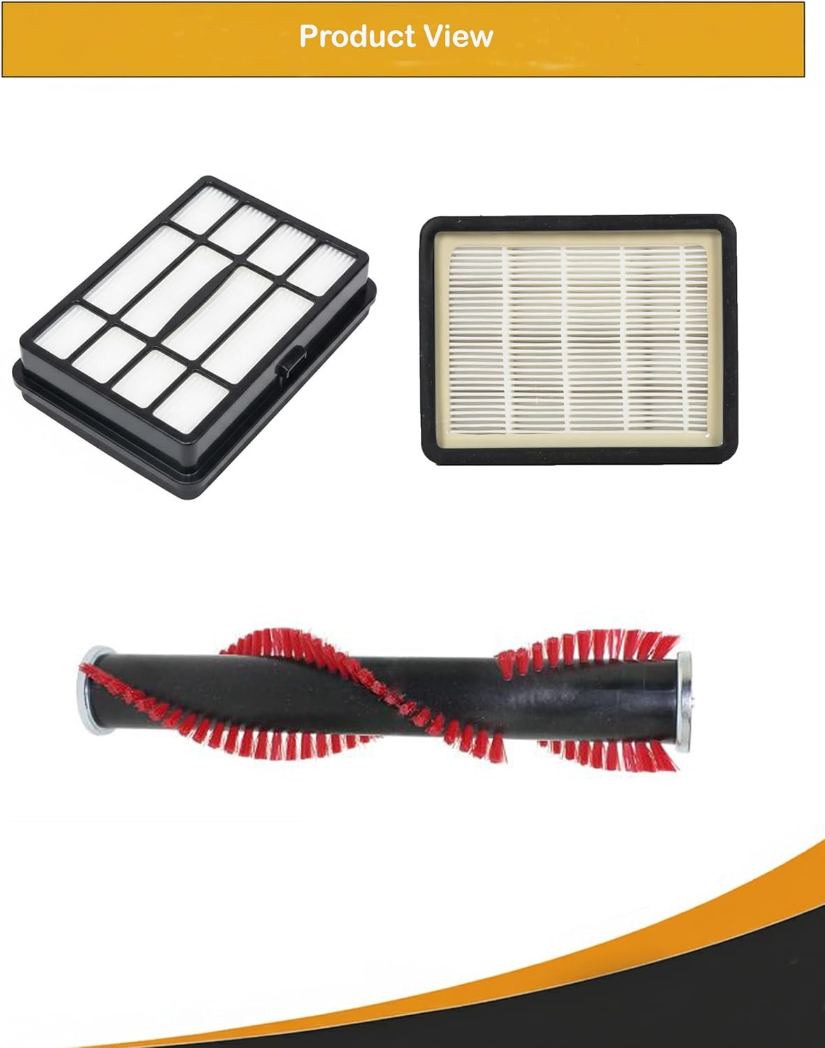 Topvacuumparts HEPA Filter & Brushroll for Sanitaire SC5500/S5000 Series Replaces #68904 & 173691 Premium quality for deep cleaning & fresh air