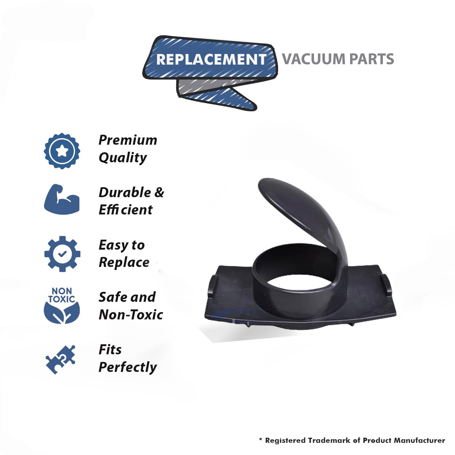 Topvacuumparts Replacement For Shop-Vac Ultra Series Inlet Deflector for Wet/Dry Vacuums # Compare to Part 7413197