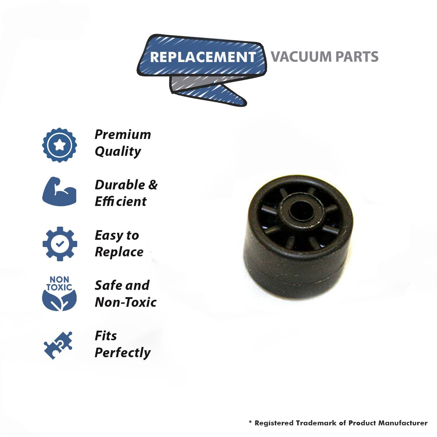 Topvacuumparts Replacement Part For Vacuum Cleaner Front WheelOreck Part # compare to part 77050-02-0327