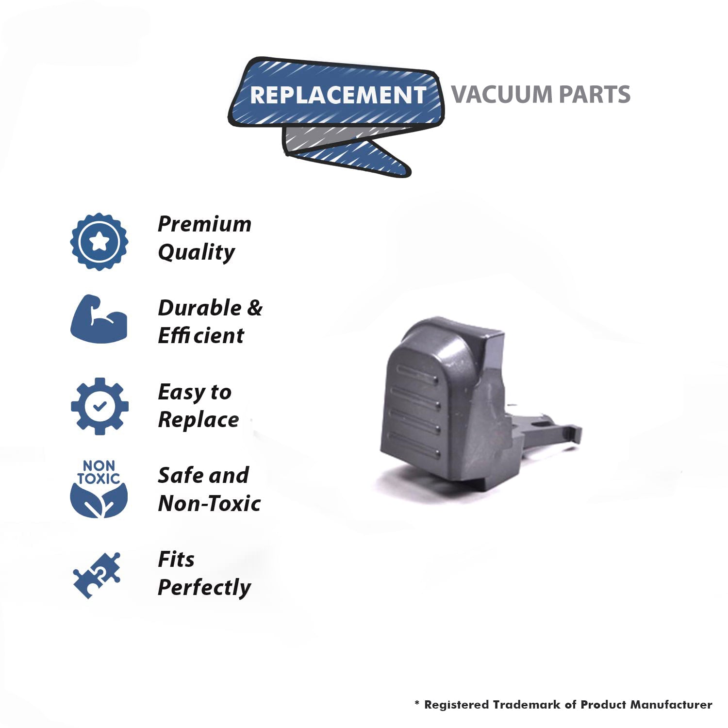 Topvacuumparts Replacement Part For Eureka Vacuum Handle Release Pedal Fits SC9150, SC9180 Models # compare to part 77135380N