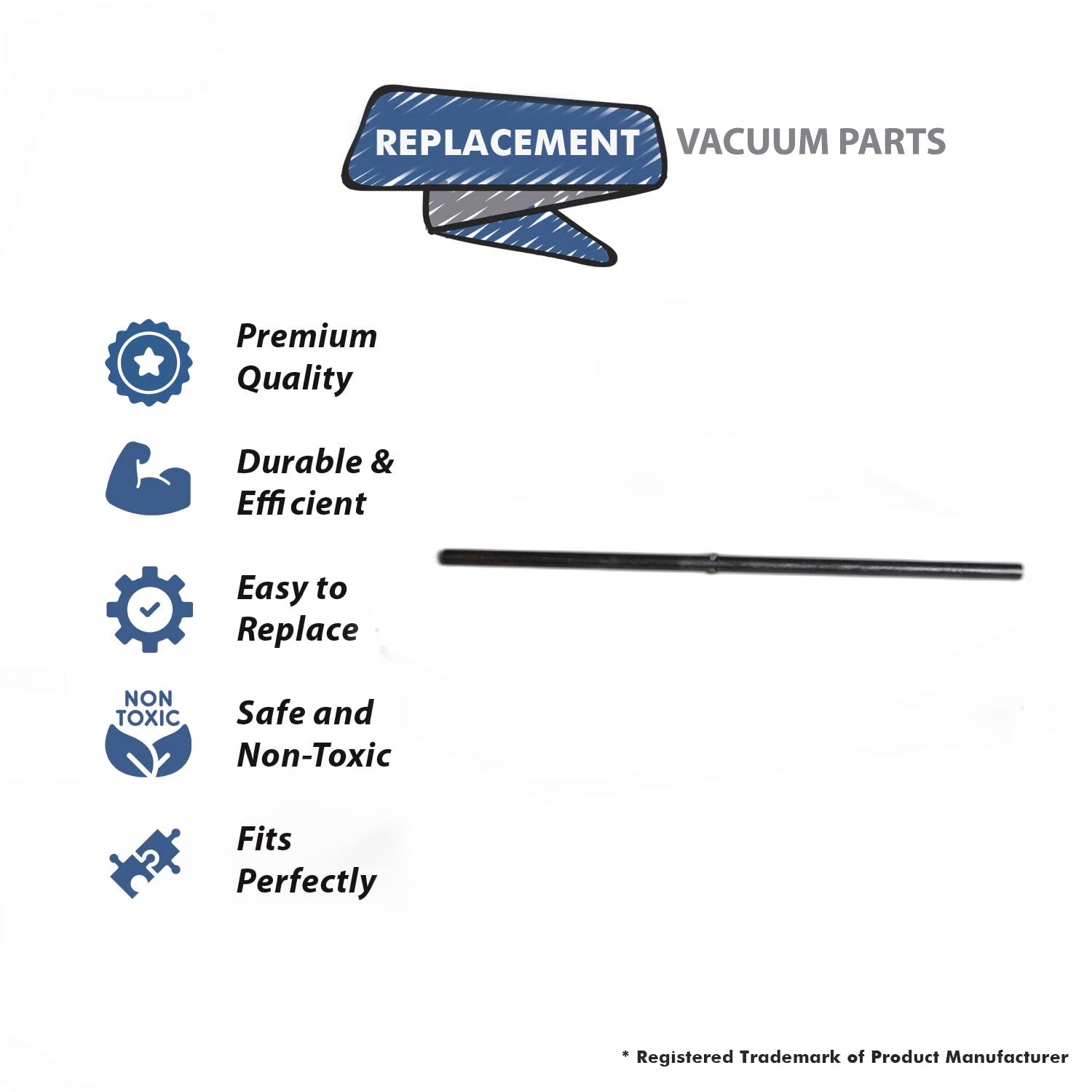 Topvacuumparts Replacement Part For eureka,sanitaire Vacuum Cleaner Front Axle # compare to part 80704-1