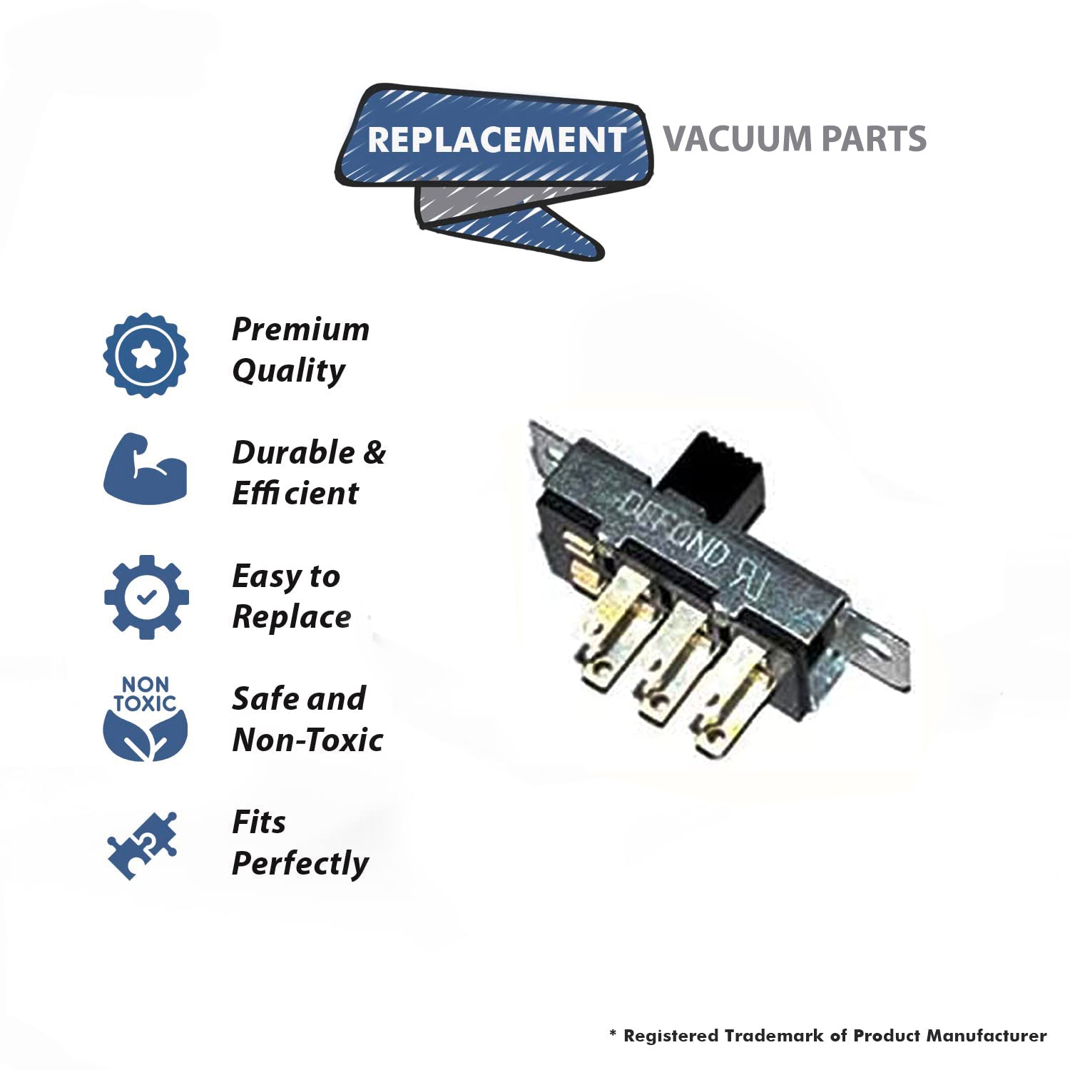 Topvacuumparts Replacement Part For Canplas - Hayden Vacuum Selector Switch OEM Part # 8191600