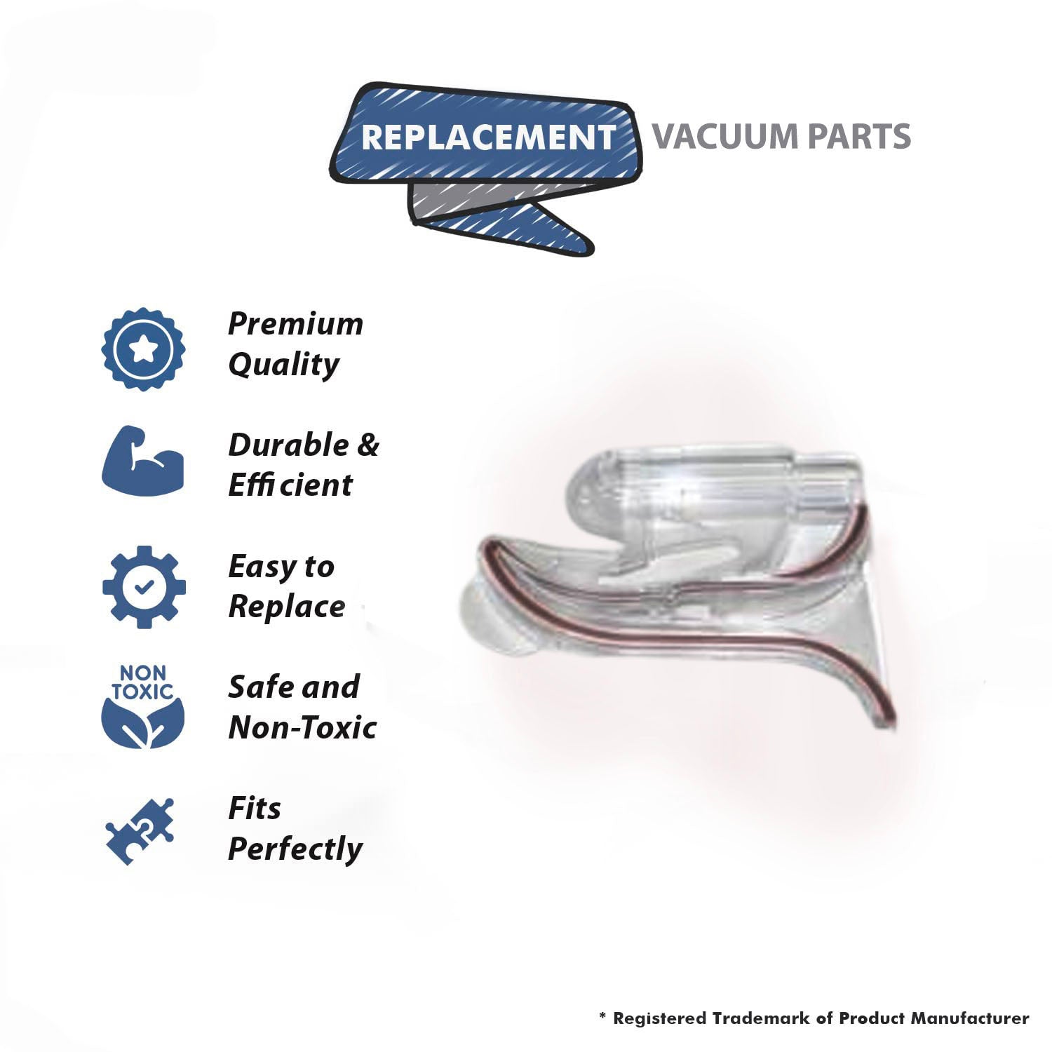 Topvacuumparts Replacement Part For Turbo Cat Vacuum EX Nozzle Belt Cover # compare to part 8413