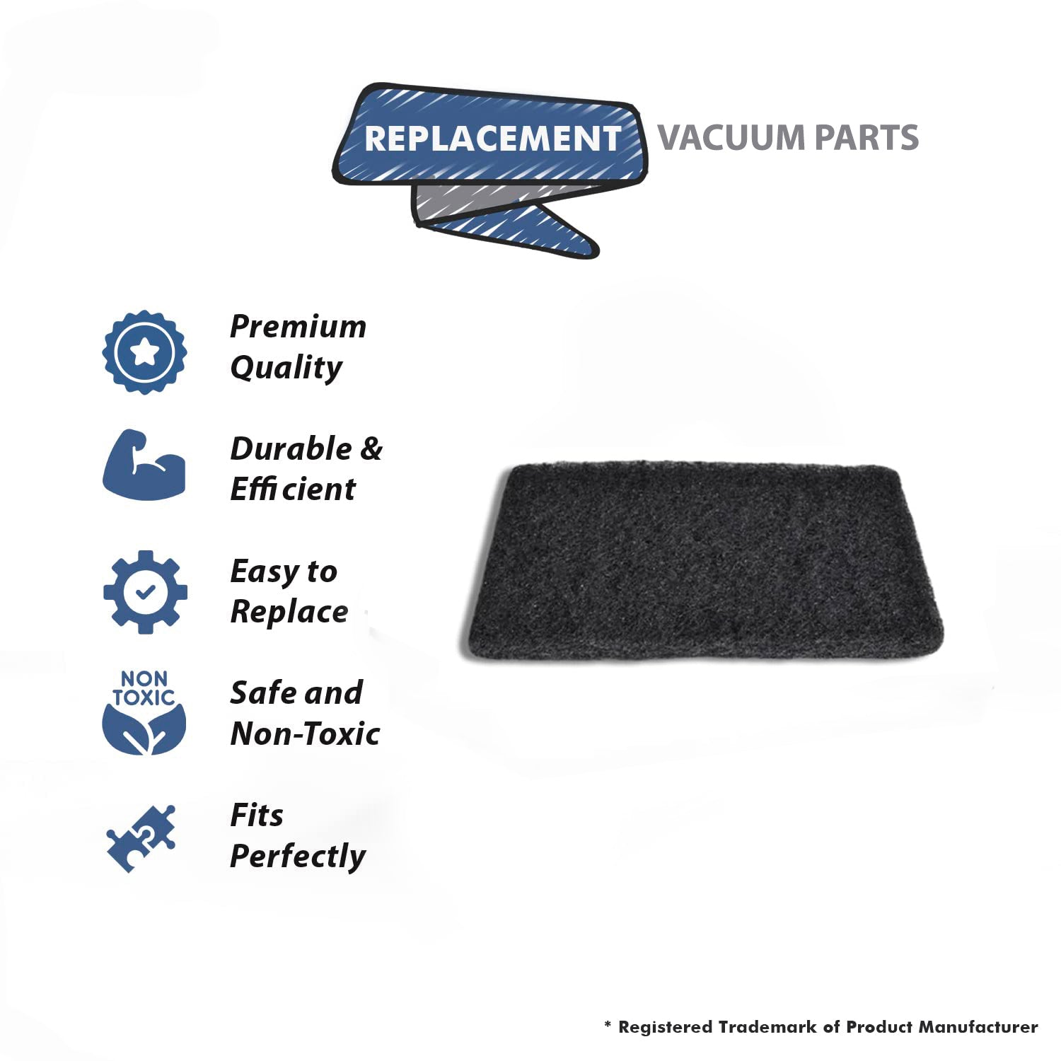 Topvacuumparts Replacement Part For Hoover S3590 Vacuum Cleaner Filter # Compare to Part 93001533
