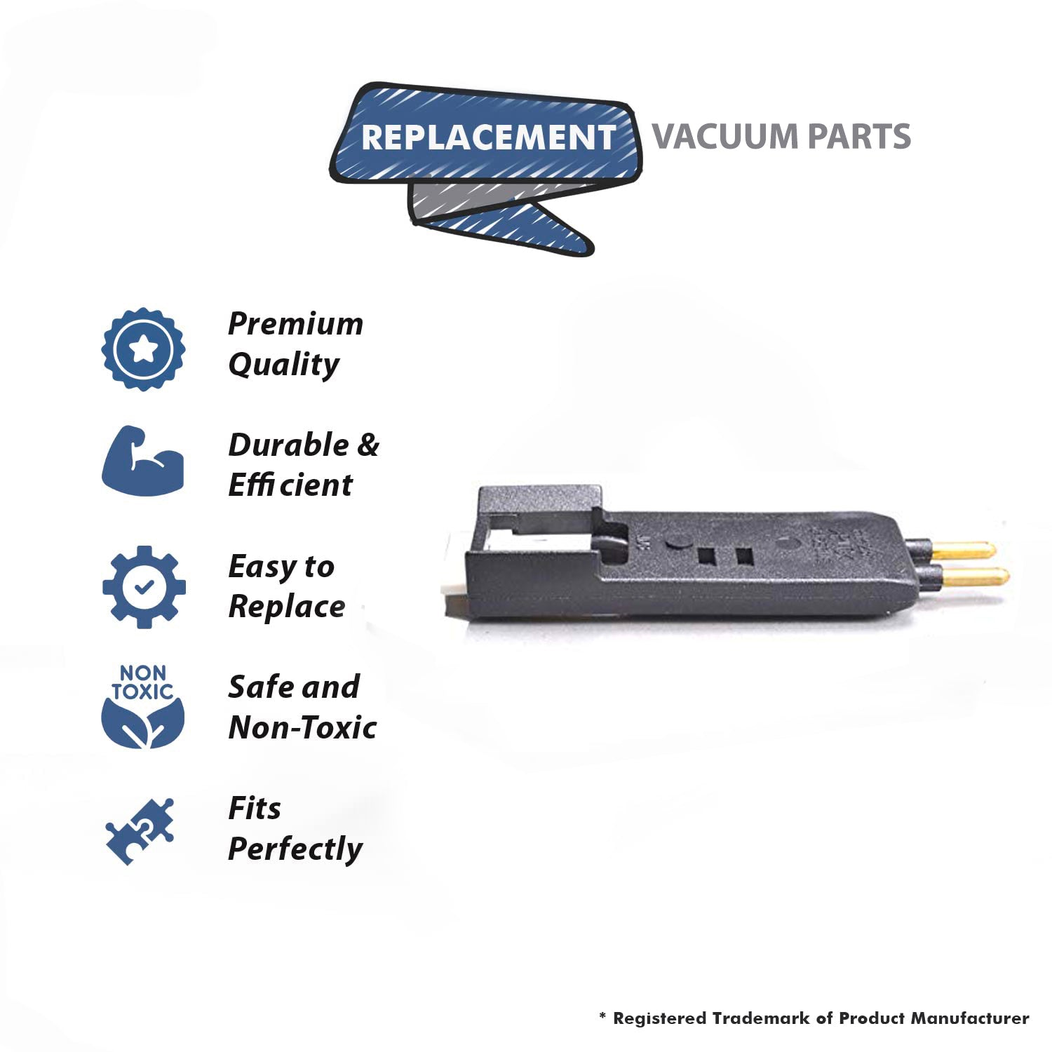Topvacuumparts Replacement Part For Panasonic MC-UG983, 985 Canister Vacuum Cleaner Terminal Cover # compare to part AC45ECUEZU00