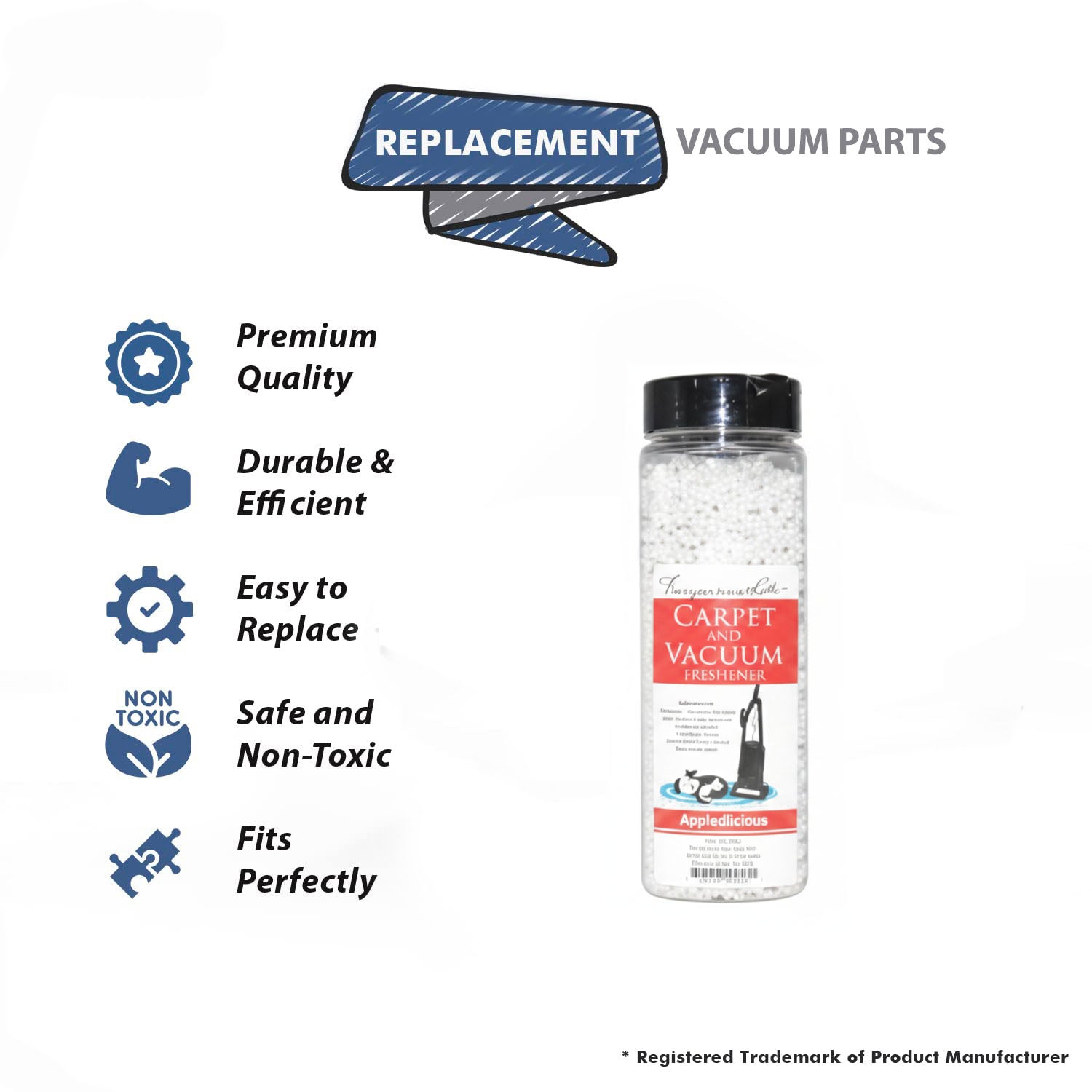 Topvacuumparts Replacement Part For Fragrance Lite Vacuum Cleaner Carpet Deodorizer # Compare To Part APPLELICIOUS, 32-0150-00