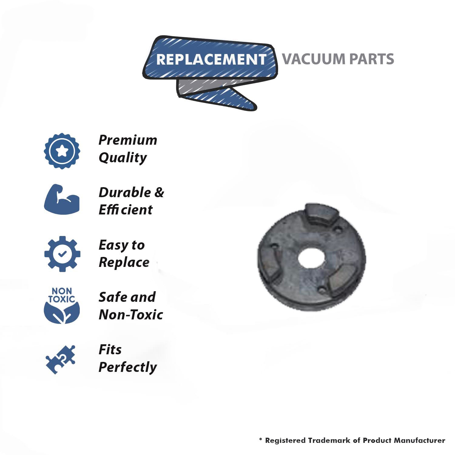Topvacuumparts Replacement Part For Fuller Brush FB-MMCF4 Upright Vacuum Cleaner Clutch Pad