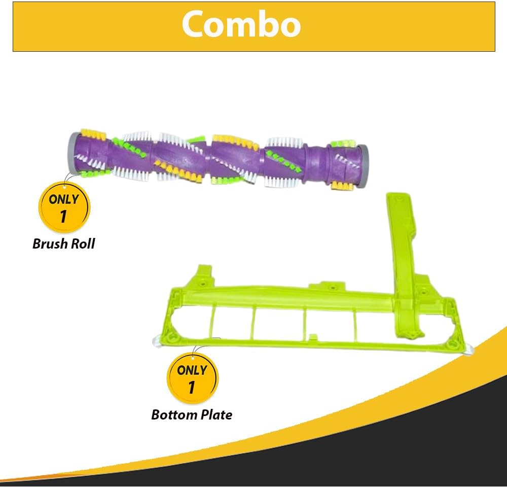 Topvacuumparts Brush Roll & Bottom Plate Kit for Bissell CleanView/Powerlifter Swivel Rewind Pet Vacuums 2254, 2255, 2256, 2258, 2260, 2316 Series