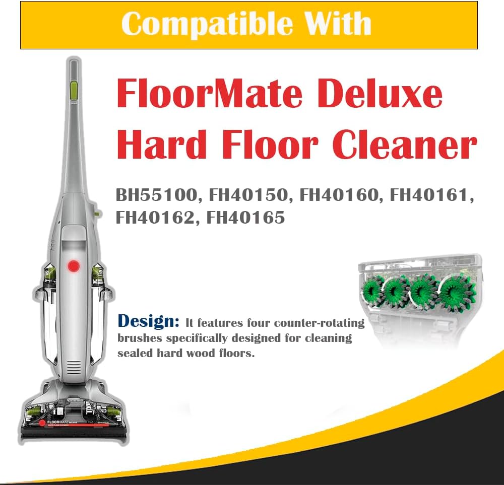 Topvacuumparts FloorMate Deluxe SpinScrub Brush Block Replacement for Hoover Fh40160 Fh40150 BH55100 Vacuum Cleaner Parts 440004832