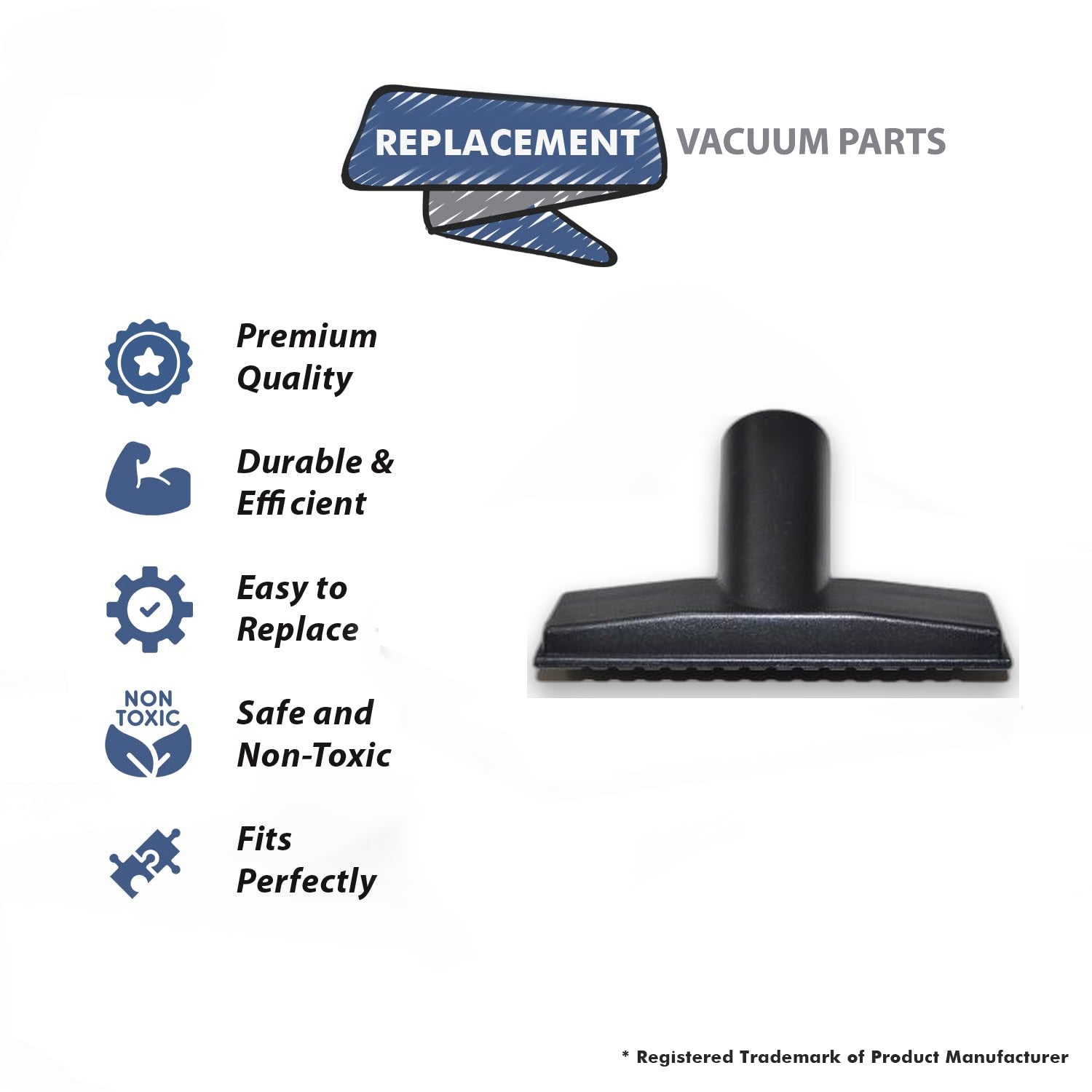 Topvacuumparts Replacement Part For Vacuum Cleaner Upholstery Tool Fits Upright 7300 Models # compare to part B226 0114