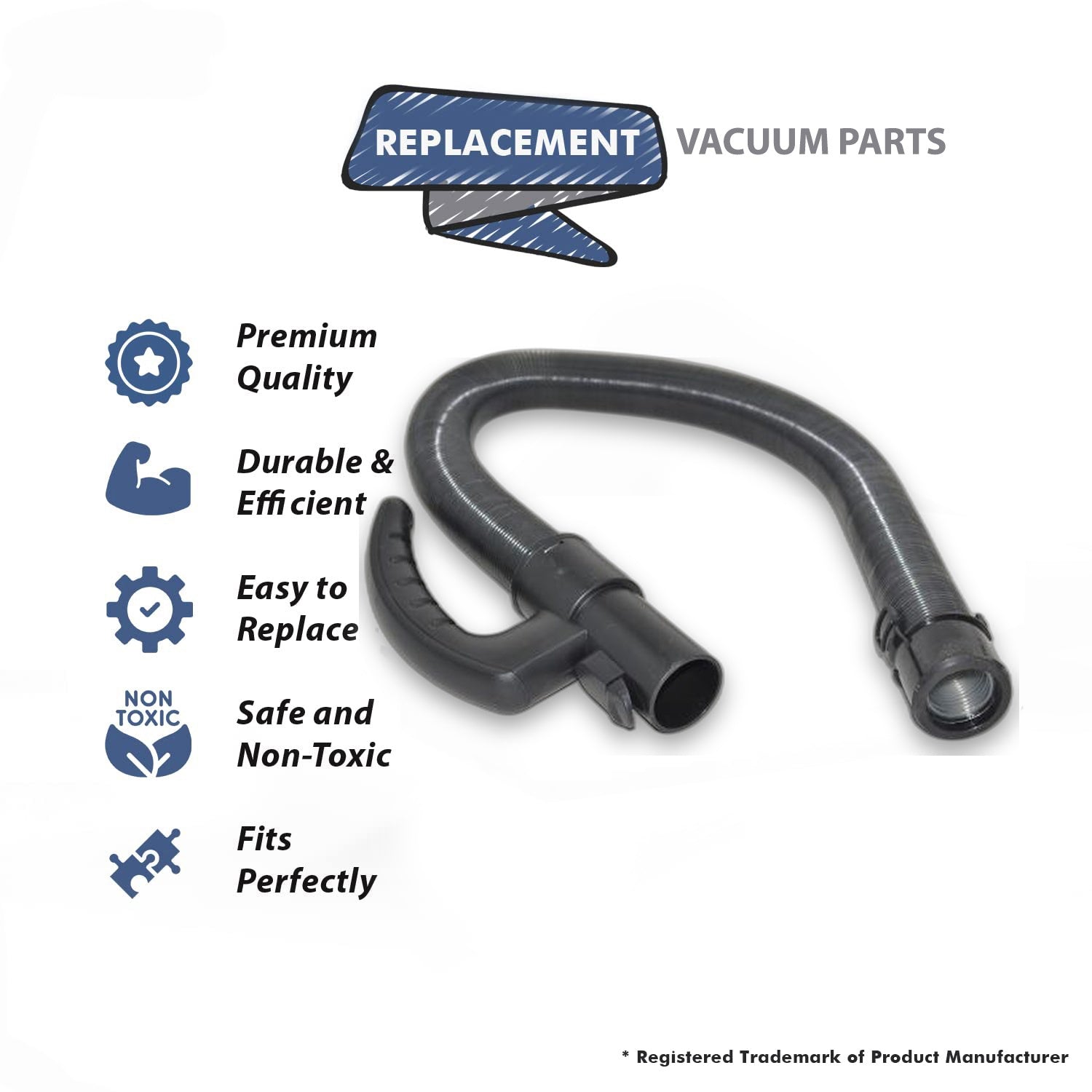Topvacuumparts Replacement Part For Carpet Pro Models CPU-250 Upright Vacuum Cleaner Hose Assembly # compare to part C283-2800