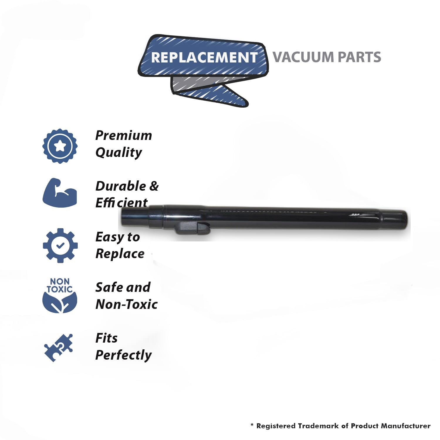 Topvacuumparts Replacement Part For Symetry Vacuum Cleaner Telescopic Wand # compare to part C626-1214