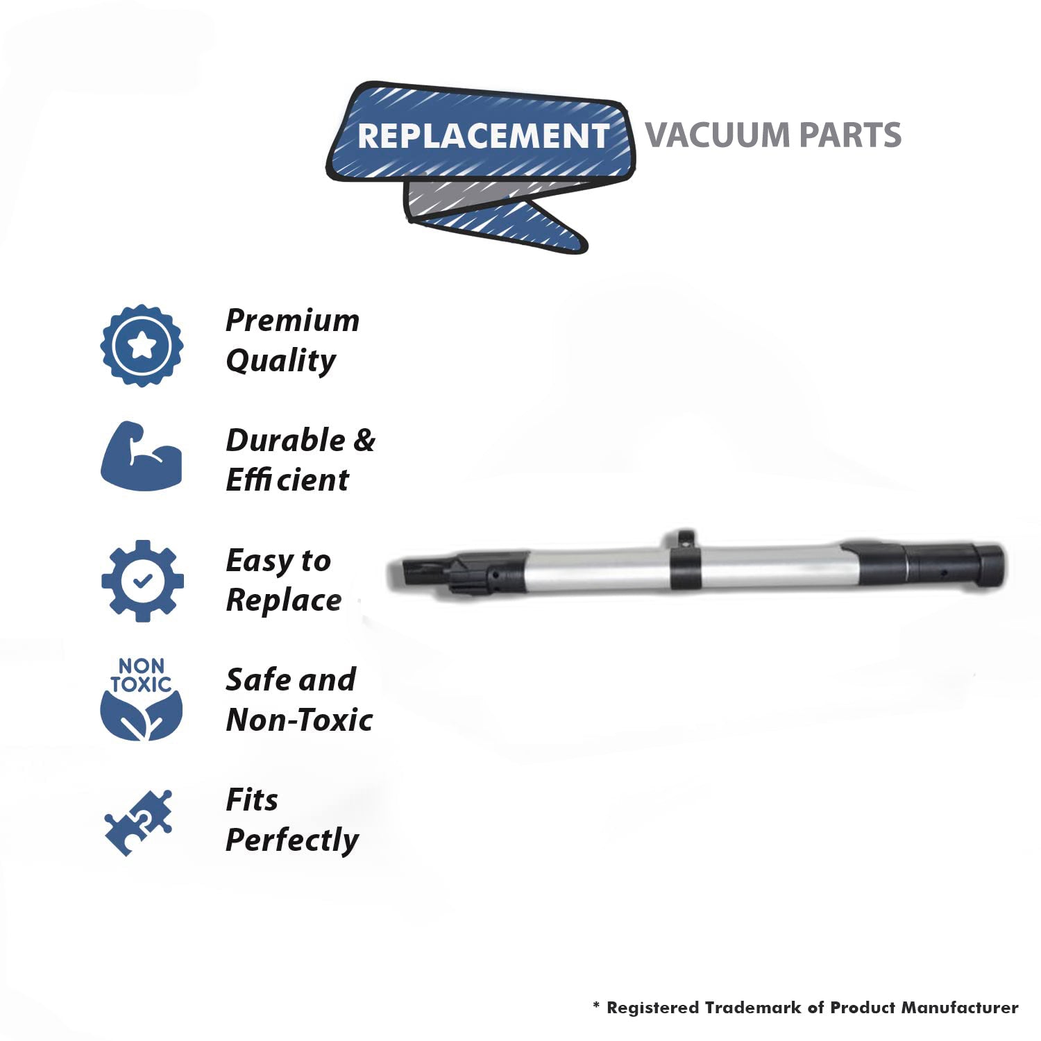 Topvacuumparts Replacement Part For Simplicity/Riccar Charishma Vacuum Cleaner Electric Wand # compare to parts D390-4600B