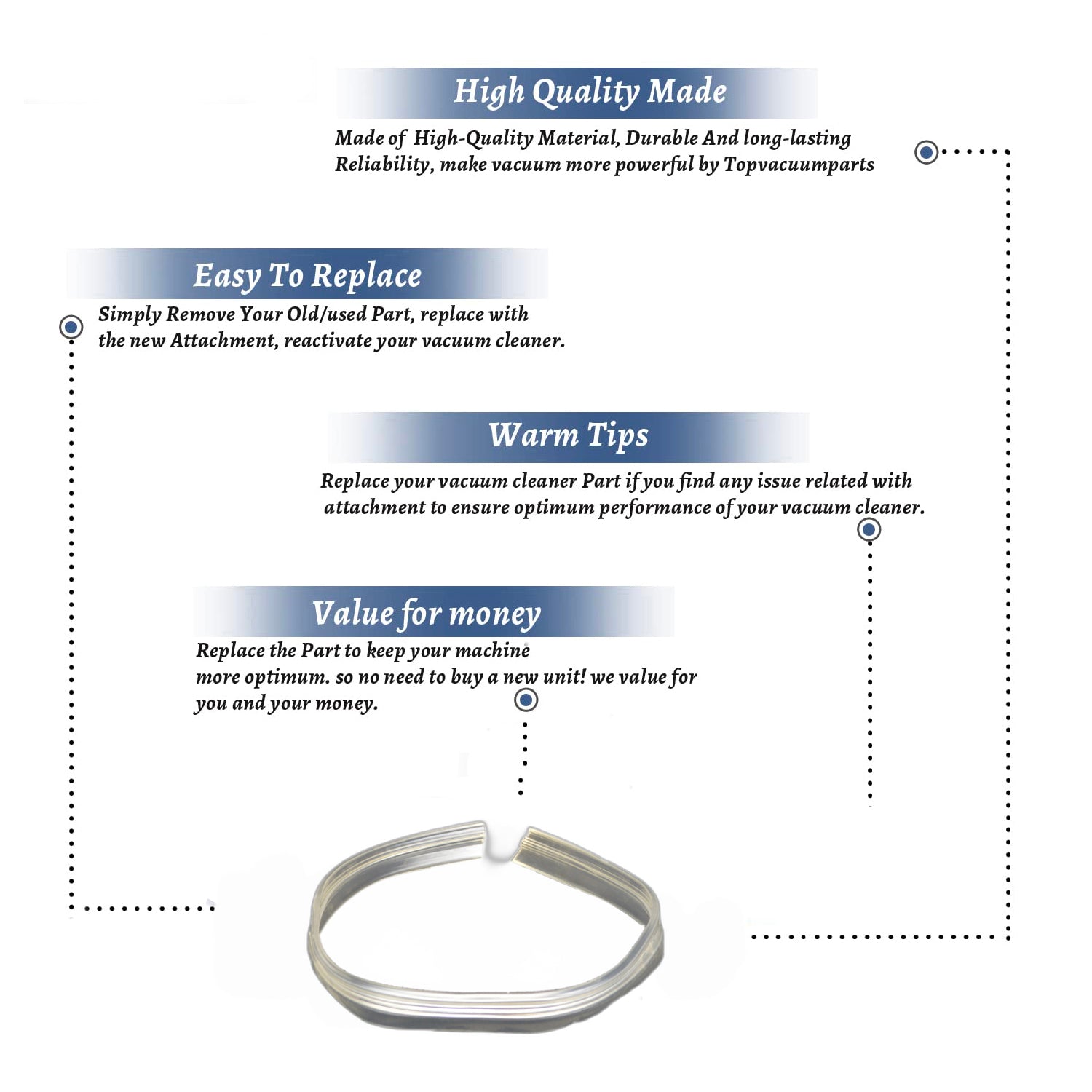 Topvacuumparts Replacement Part For Eureka Vacuum Cleaner 37