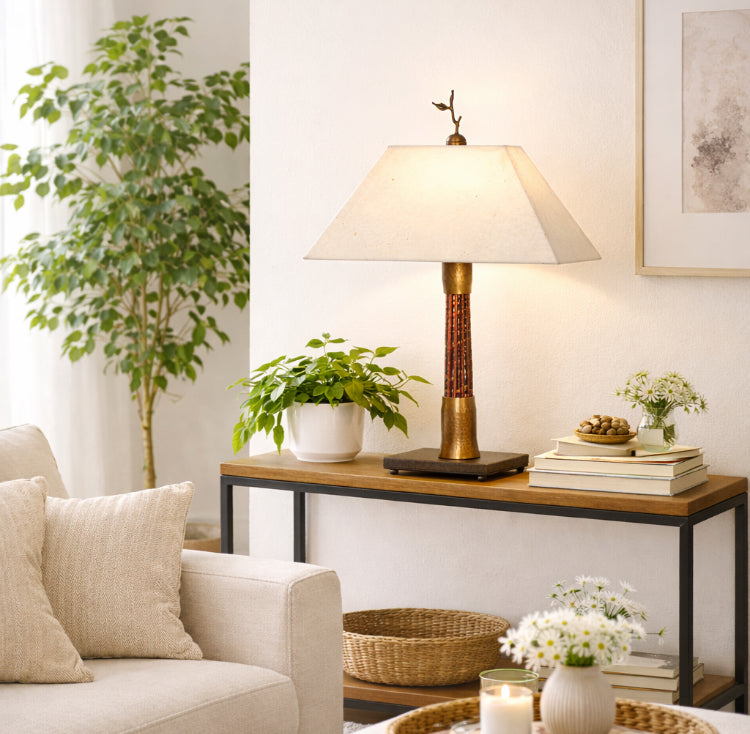 Breeze Lamp — Red Cedar Twigs (26”)