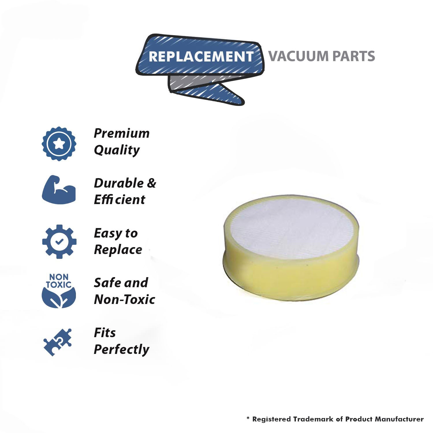Topvacuumparts Replacement Part For Dyson Vacuum Cleaner Filter, Hepa, DC17 Animal # compare to part 10 2301 00