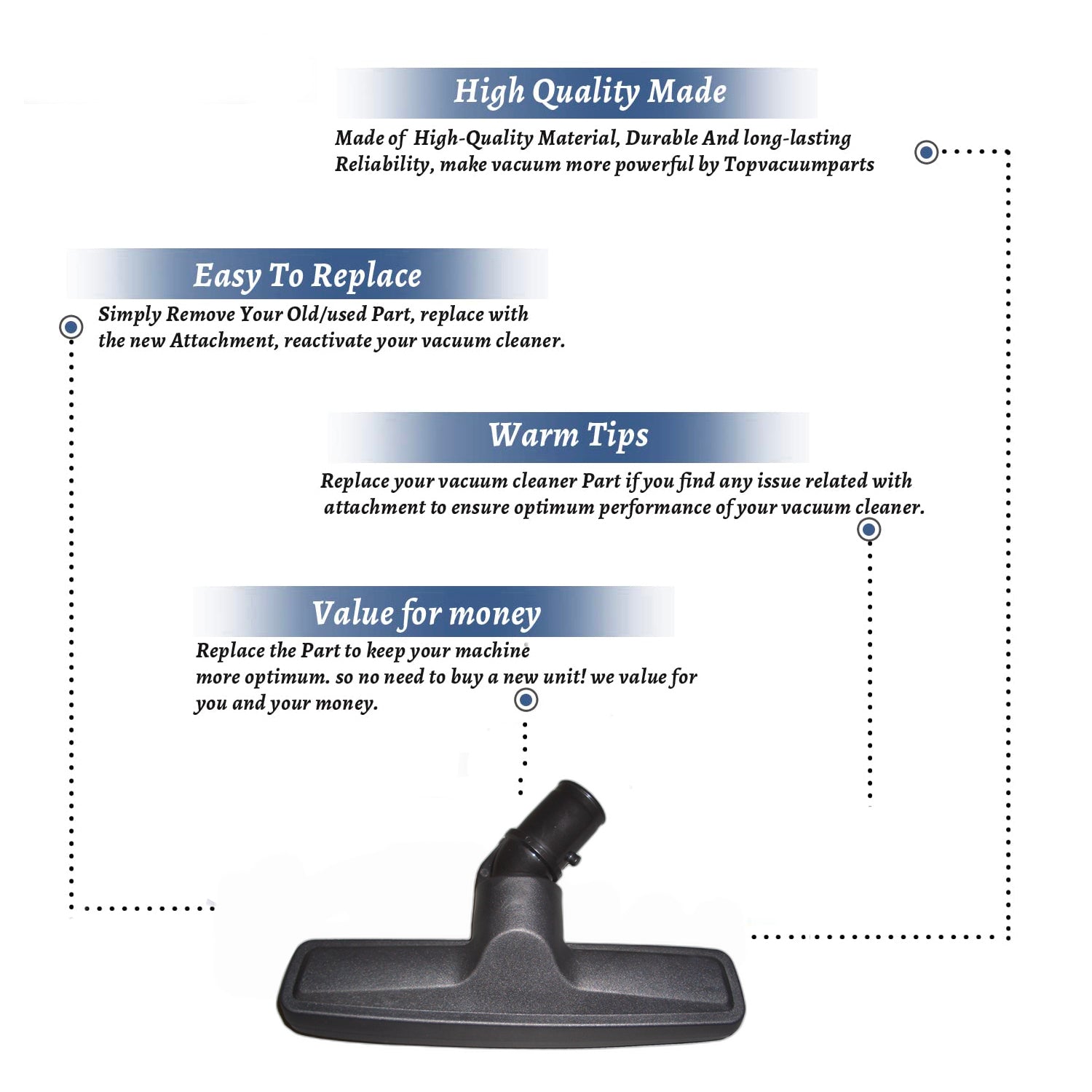 Topvacuumparts Replacement Part For Hoover Vacuum Cleaner 9