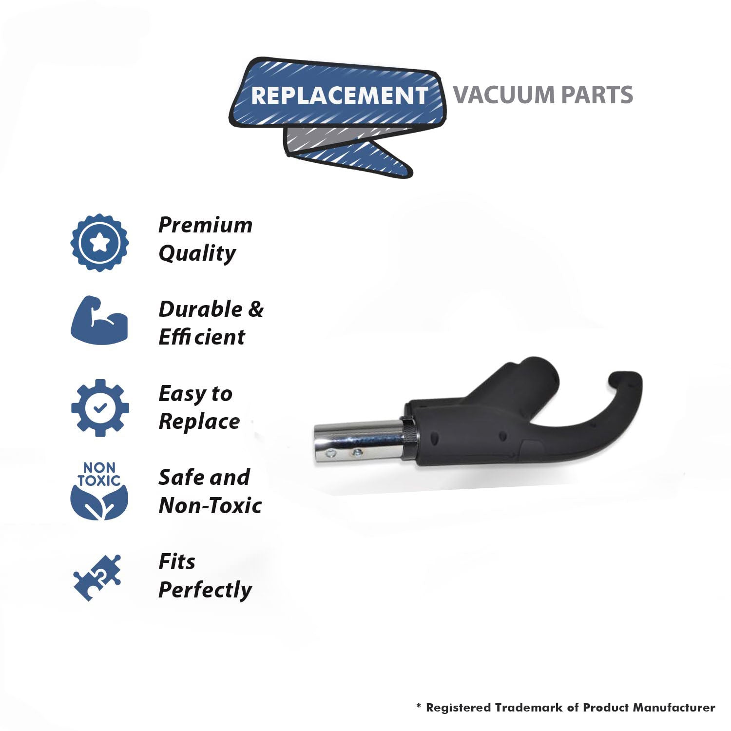 Topvacuumparts Replacement For Hide-A-Hose Vacuum Air Regulator Handle Ready Grip # HS302193