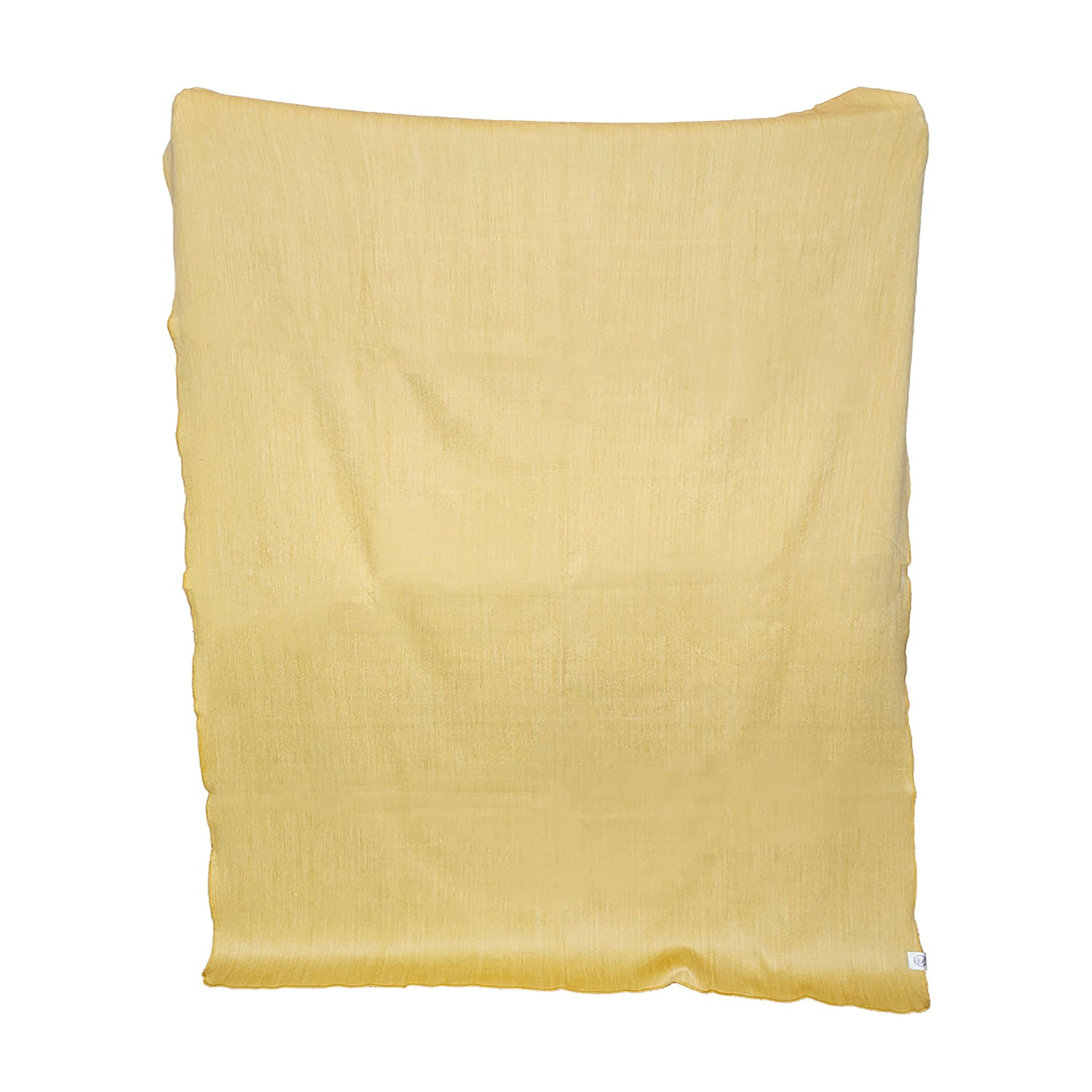 Reversible Alpaca Throw Blanket Handwoven From Ecuador - Daffodil & White - Kani Collection