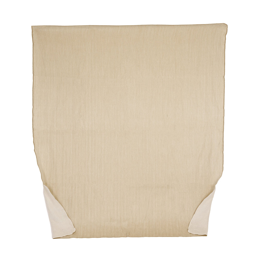 Reversible Alpaca Throw Blanket Handwoven From Ecuador - Natural Tobacco & White - Kani Collection