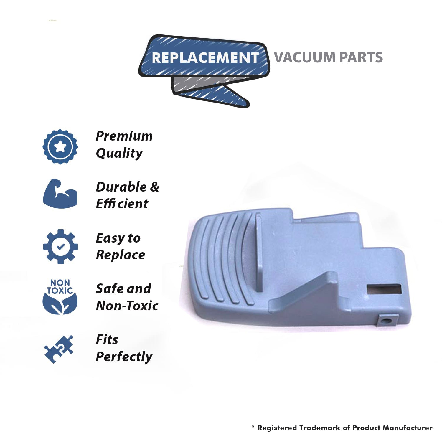 Topvacuumparts Replacement Part For Evolution-Bernina Upright Vacuum Cleaner Trip Lever Pedal # compare to part 01-6610-02