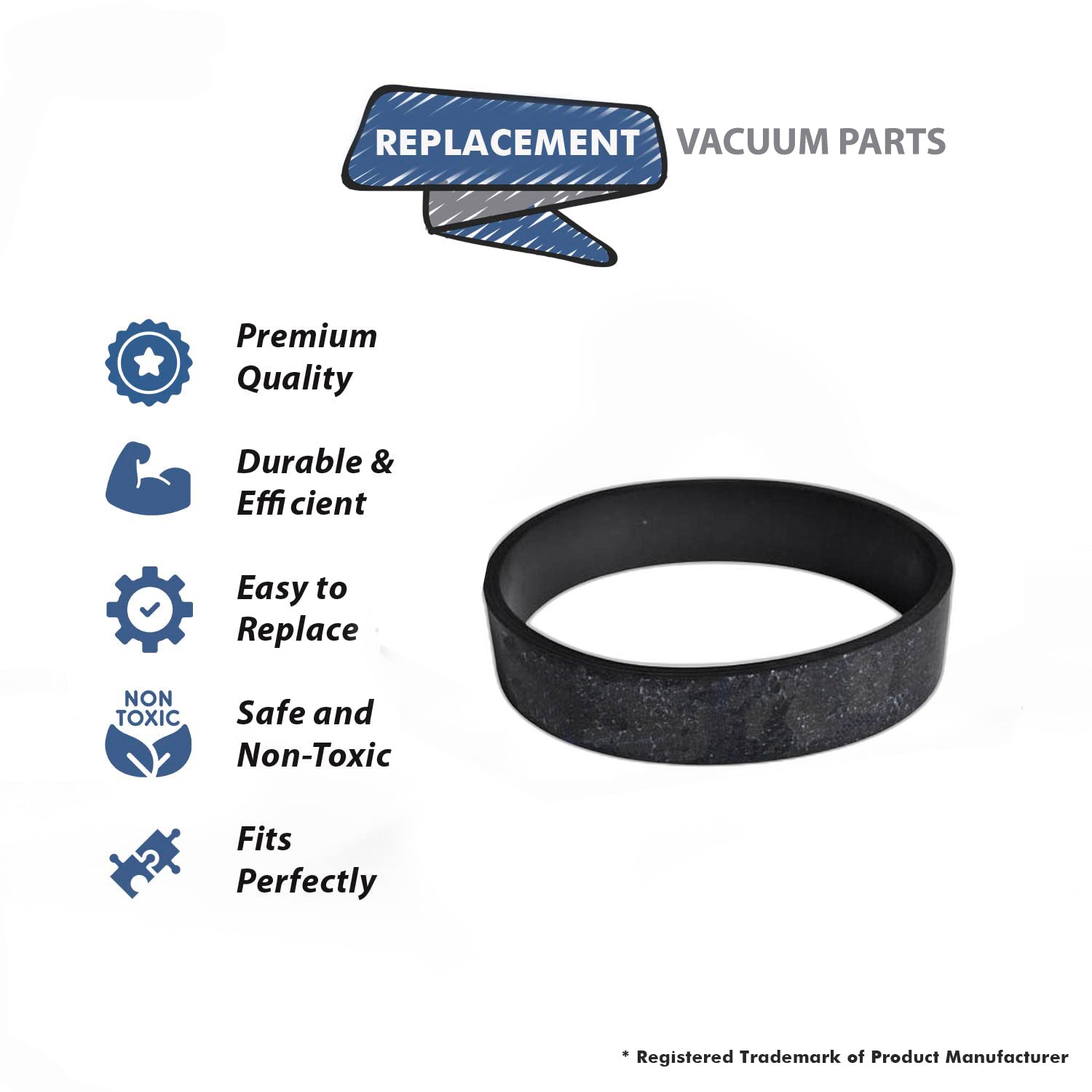 Topvacuumparts Replace Part for 1650 Power Nozzle Belt Compatible # compare to parts 1699B
