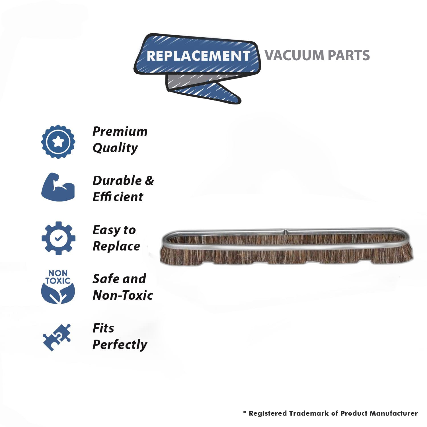 Topvacuumparts Replace Part For D4C SE, D4C Insert Floor Brush Compatible # compare to parts 2540