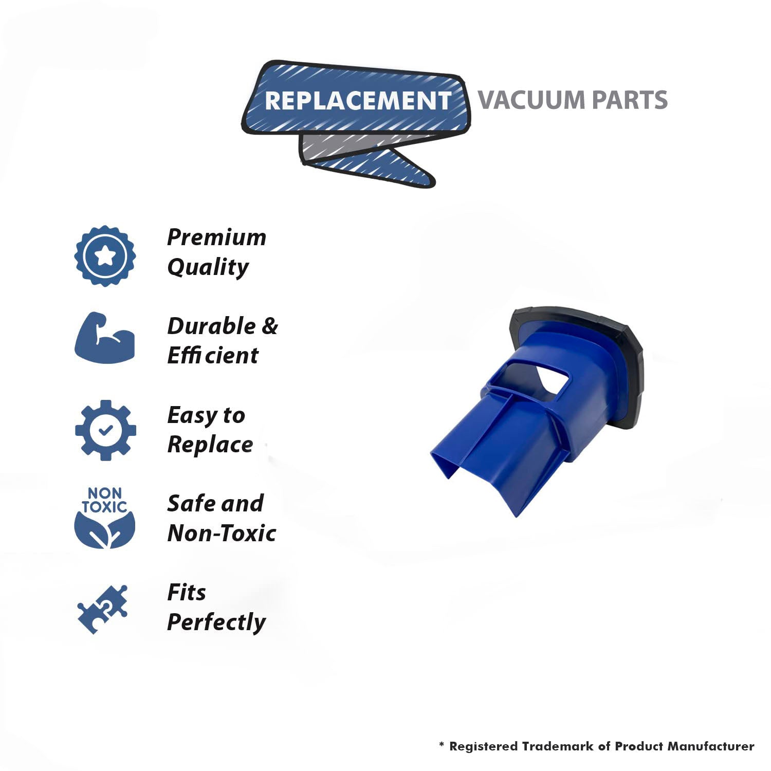 Topvacuumparts Replacement Part For readivac Storm Hand Vacuum Cleaner Diffuser # compare to part RH2000-P208