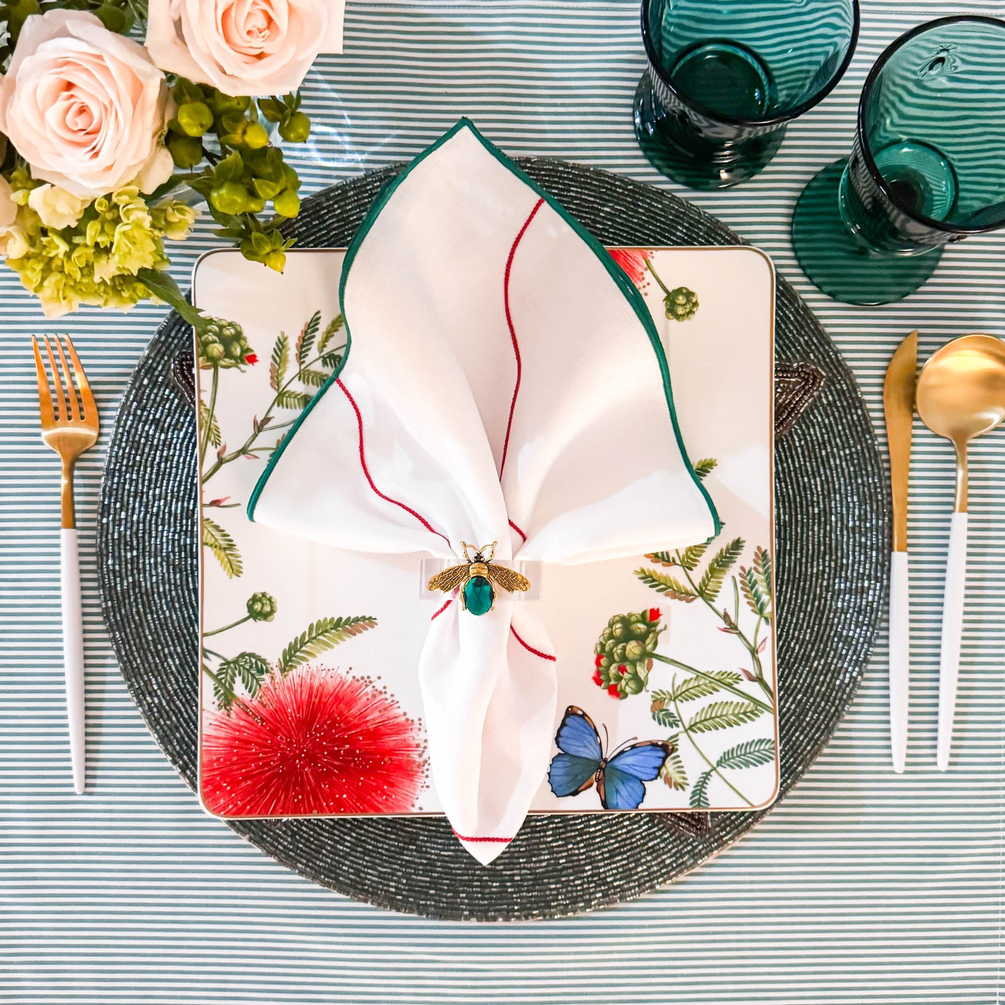 Boston Linen Napkins, Set of 4