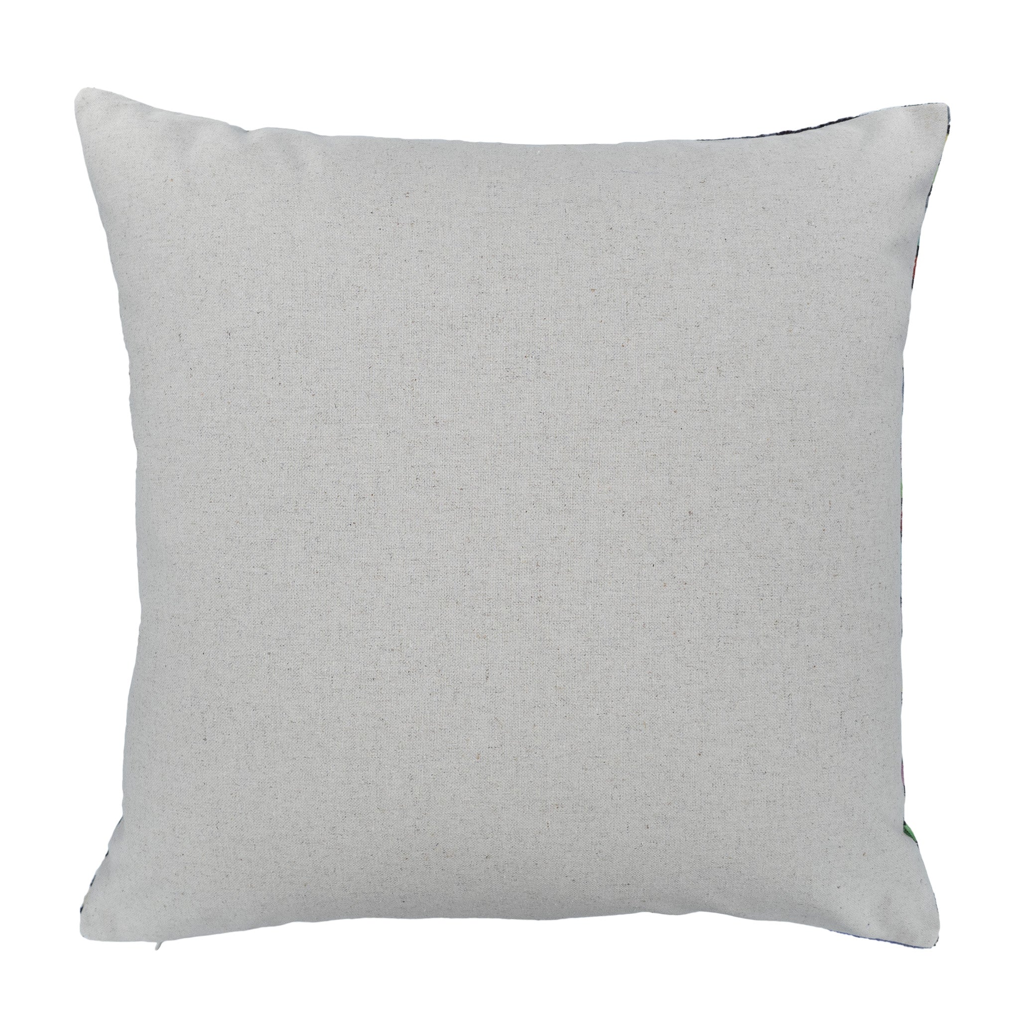 Stripes Silk Velvet Ikat Pillow, 20