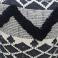 Decorative Tufted Chevron Pillow 20