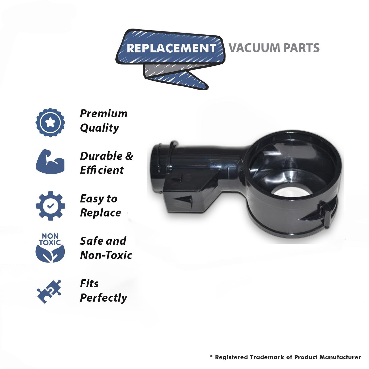 Topvacuumparts Replacement Part for Fan Housing for BGU8000 Vac Models # Compare to Part U8000 16
